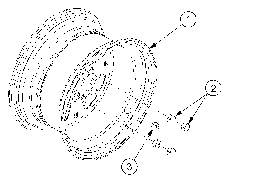 Rear Wheel Diagram and Parts List for GT2186-44 13A298L710-13A298L712 Cub Cadet Lawn Tractor